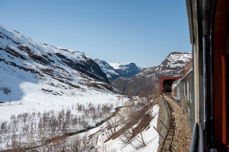 View from the Flam Railway